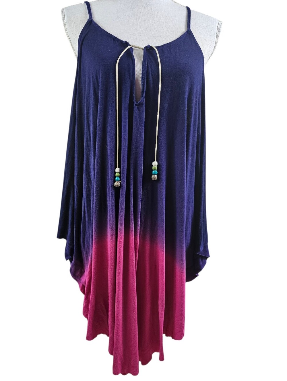 San Tropez West Ombre Summer Dress Coverup In S - Picture 1 of 6